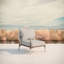 Zahara Club Chair Birch + Wheat Cushion