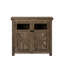 Armoire 2 portes pour la chambre à coucher, buffet Buffet - gris délavé, look rétro et grande option de rangement, buffet d'entrée. Polyvalent avec tablettes intérieures amovibles à charnière silencieuse