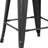 Backless Modern Light Weight Industrial Contemporary Rustic Vintage Costal Metal Bar Stools Without Back And 4 Leg Design (Set Of 2) (30" Seat)-424788630-424788629