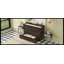Grand lit escamotable style ferme avec station de charge, lit plateforme pliable avec grand tiroir de rangement pour chambre d'amis, petite chambre, gris rustique-448916646