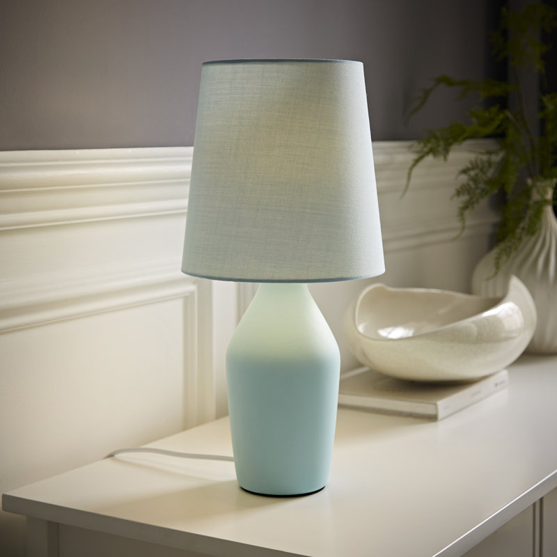 Daiva Ceramic Table Lamp, Yes, Blue