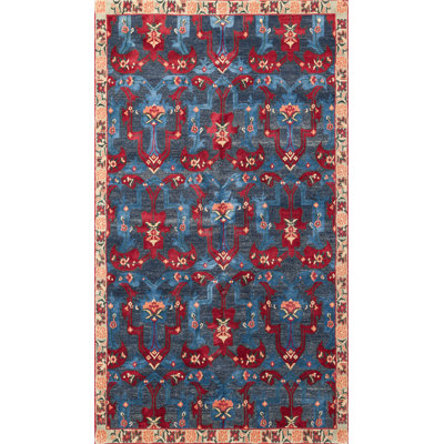Classic Hand Knotted Silk Oriental Area Rug