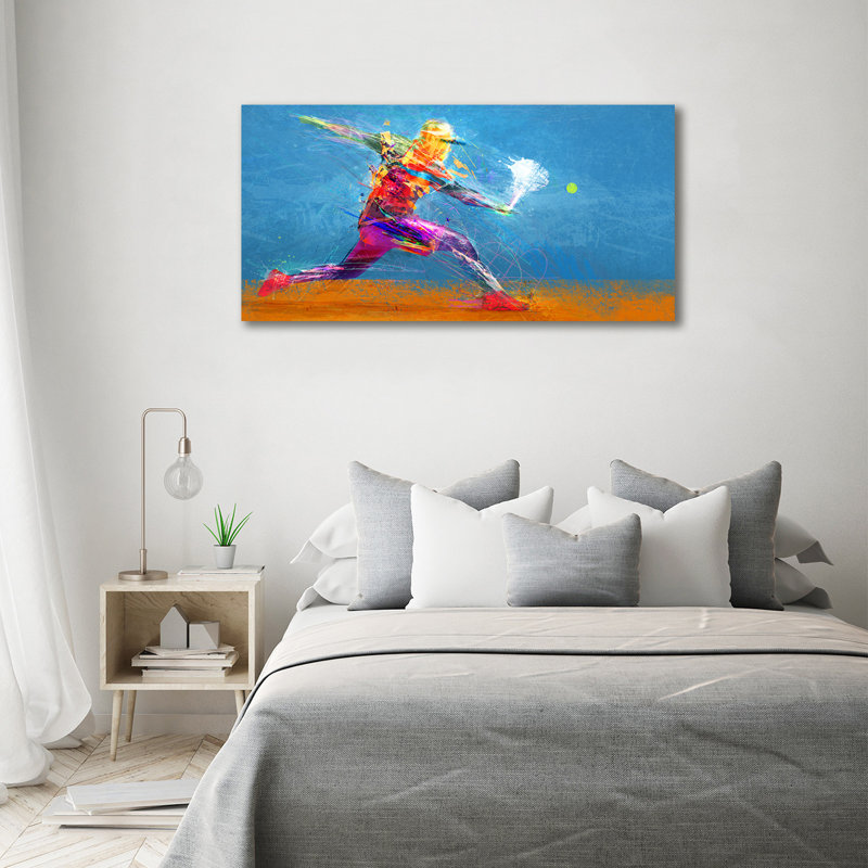 Tennis Player - Wrapped Canvas Print