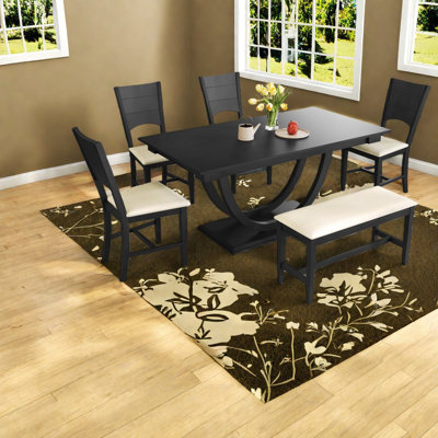 Dining Table Sets(must Include Both Table And Chair), Wood Modern Dining
