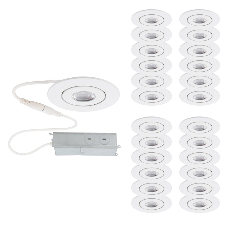 Ensemble d'éclairage encastré ultra-mince DEL Remodel Lotos 44319 Lotos 44319