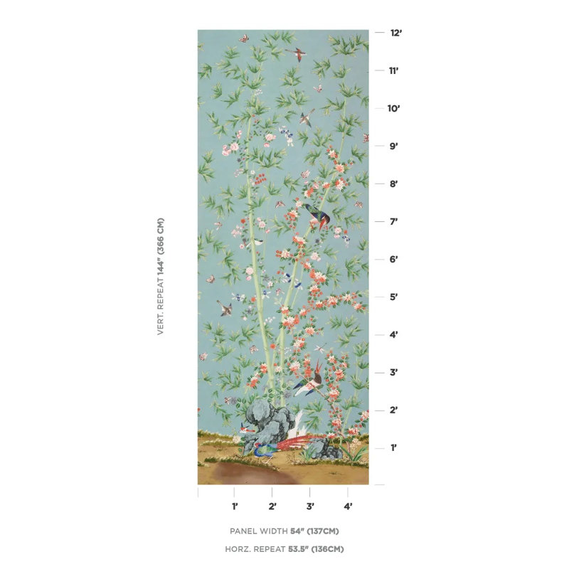 Tissu Schumacher x Miles Redd Brighton Pavilion, Multicolore