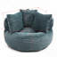 Grande chaise en velours côtelé avec bourre-670920491