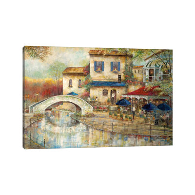 Arthur's by the Canal by Ruane Manning - Painting Print