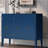 Adjustable Shelf Storage Sideboard with 3 Retro Metal Handles and 4 Pinewood Legs-1162872181