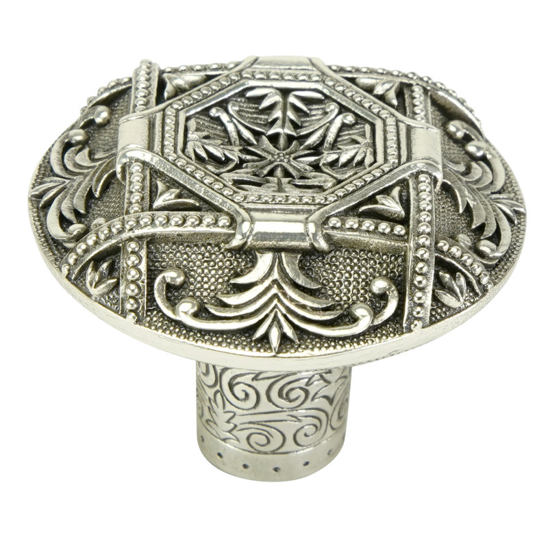 PORTSMOUTH KNOB PLATE, Silver