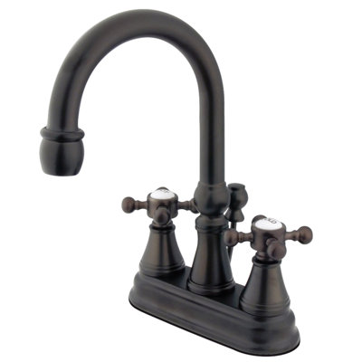 Vintage Centerset Bathroom Faucet with Drain Assembly