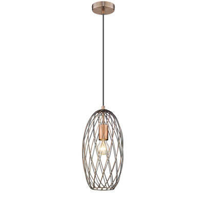 Sumner 1 - Light Copper Geometric Pendant