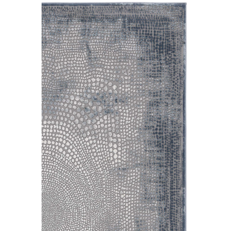 Tapis abstrait Bobak Performance, Tapis de couloir 2 pi 7 po x 8 pi
