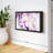 Abstrait "Reproduction sur toile abstraite mauve suminagashi"-101457425