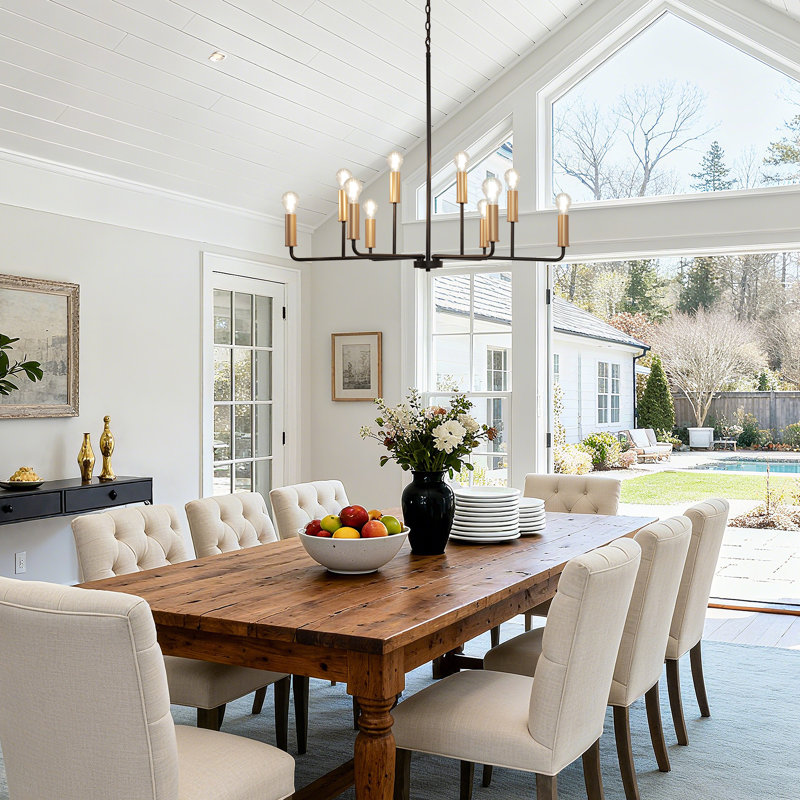 Aldrena 10-Light Oversized Dimmable Traditional/Classic Chandelier