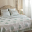 Ensemble de housses de coussin décoratives 100 % coton, imprimé floral vert moghol, 51 x 66 cm-130726842-133726214