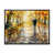 Toile avec cadre flottant noir sélectionné