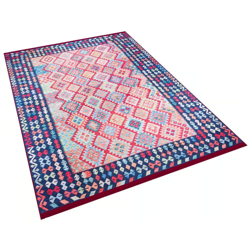 Stafanie Cotton Southwestern Indoor / Outdoor Rug, Rectangle 3'3" x 6'7"