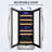 15" Dual Zone Wine Cooler, 30 Bottle Built-In or Freestanding Wine Refrigerator, Undercounter Wine Fridge with Reversible Door, Two Handle Options & Adjustable Shelves-118229006