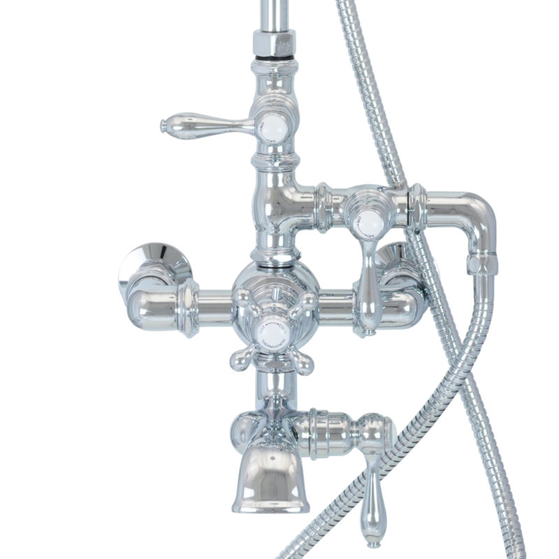 Système de douche thermostatique 48 po Exposed, Chrome chrome