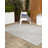 Highland Light Gray/Ivory Indoor/Outdoor Use Area Rug-1972978713