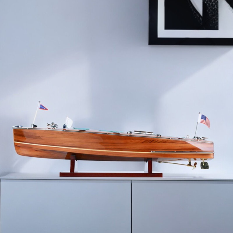 Bateau décoratif 7 pouces c1928 Chris Craft