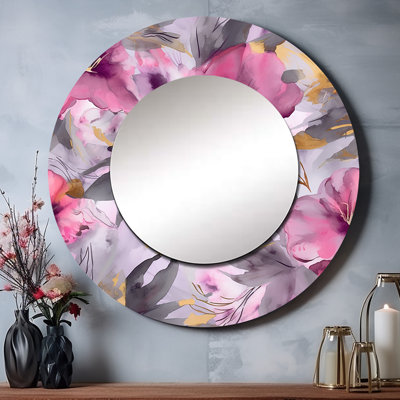 Rahniyah pétales de mauve jaune Hibiscus II - miroir d'hibiscus