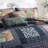  HoneiLife  Black Swirl  Cotton Handmade Patchwork 3-Piece Queen Size Quilt Sets-129459457-118138685