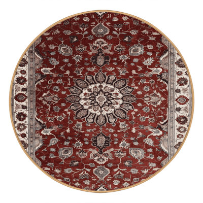 Tapis brun lavable à la machine