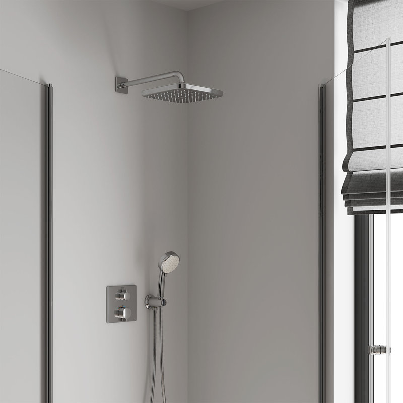 Tempesta Rain Adjustable Shower Head with DreamSpray, StarLight Chrome