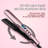 2 in 1 Hair Straightener and Curler - 8S Fast Heat Up Negative Ionic, Adjustable Temp LCD Display Dual Voltage Constant Temp-121026426