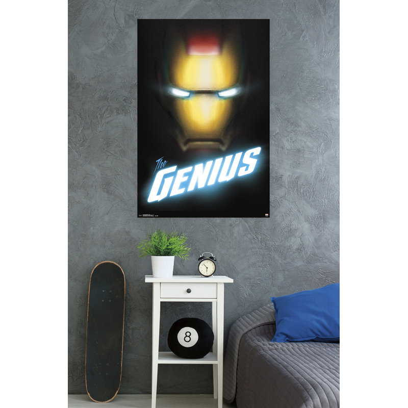 « iron man-génie », impression sur papier