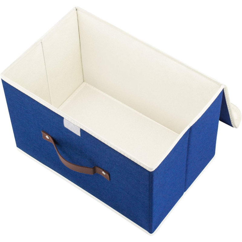 Longshore Tides Fabric Box, Blue