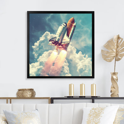 " Space Ship Taking Off II "
