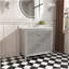 Ensemble de meuble-lavabo sur pied entièrement assemblé avec 2 ensembles de poignées et plateau en marbre d'ingénierie entièrement assemblé-1781560430-1781560424