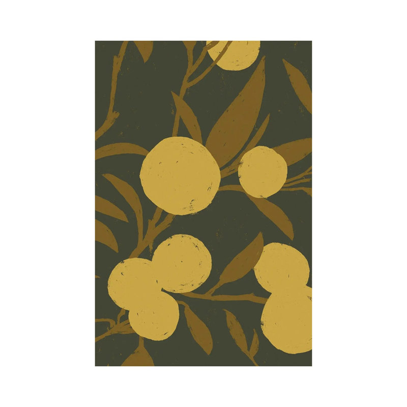 Golden Satsuma II 1 Piece Wrapped Canvas Painting, 66.04 cm H x 45.72 cm W