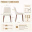 49 cm H Upholstered Fabric Dining Chair-2119155914