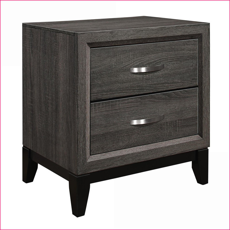 Table de chevet 2 tiroirs Modern