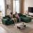 Modern Extra Deep Compression Corduroy Modular Sectional-324462194