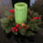 Hafner Adjustable Candle Ring Mini Wreath