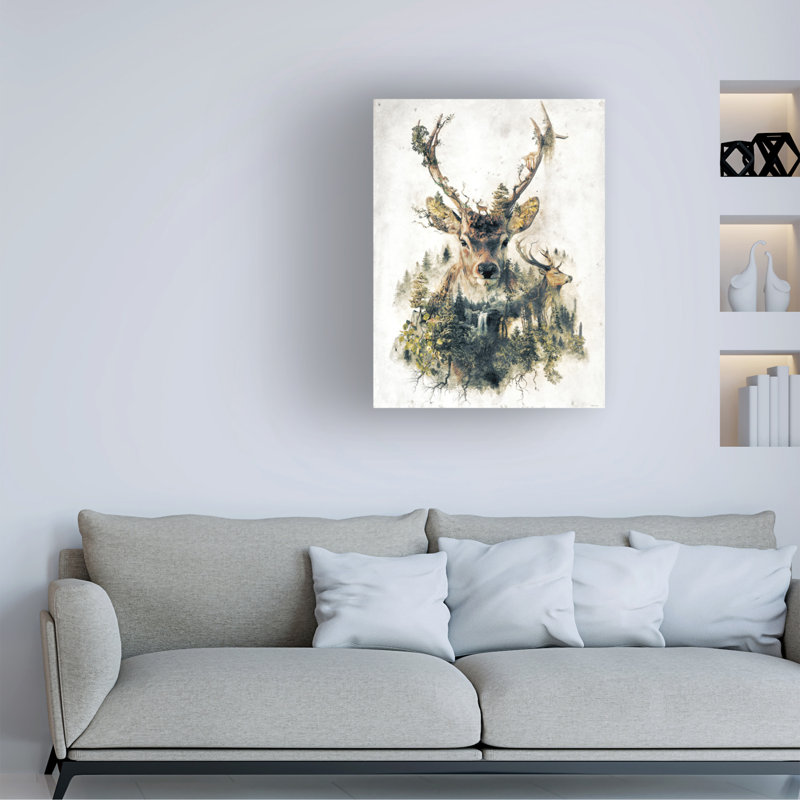 Art sur toile Barrett Biggers Deer Mountain, H 14 po x l 19 po