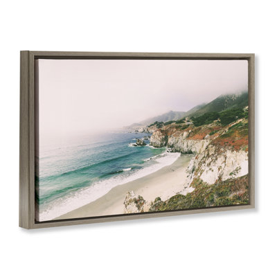 California Bay Coastline Floating Frame, design by Sisi and Seb