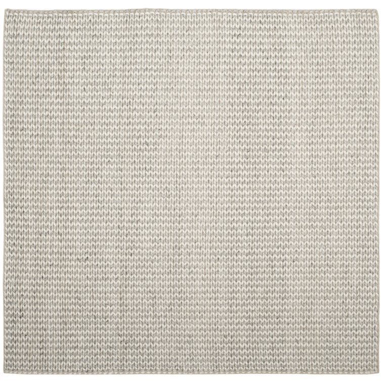 Hand-Tufted Ivory/Silver Area Rug