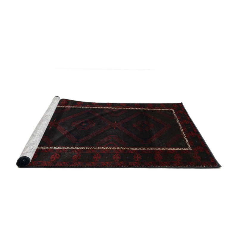 Tapis oriental tissé à la machine, Rond 6 pi