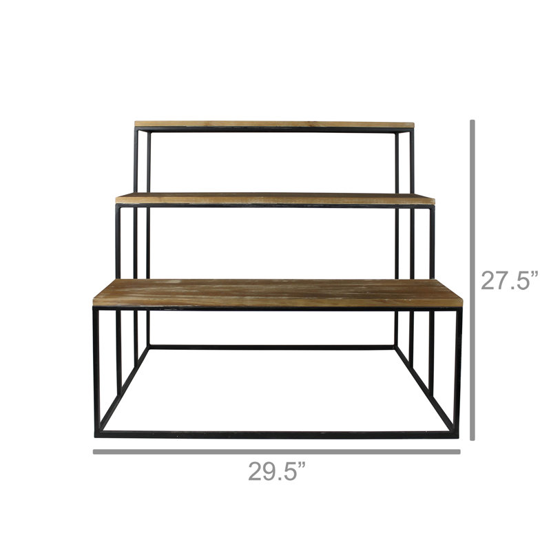 Rempe 27.5'' H x 29.5'' W Metal Retail Counter