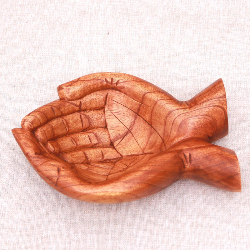 Giving Alms Wood Catchall