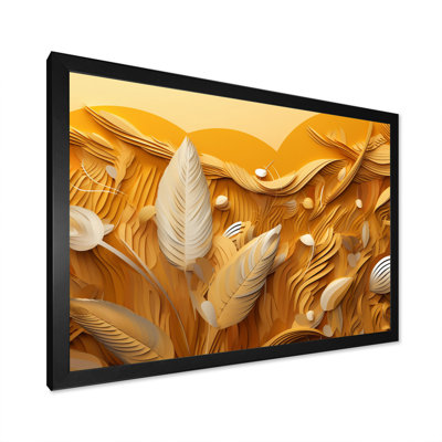 Golden Harvest Cord Field IV sur toile