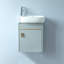 Ensemble de meuble-lavabo mural simple 17 po Detjon-1495260169