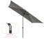 Parasol de marché rectangulaire 107,7 po x 71,9 po Sayah-1473802467