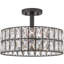 Plafonnier semi-encastré 3 lumières 14 po-1391583319